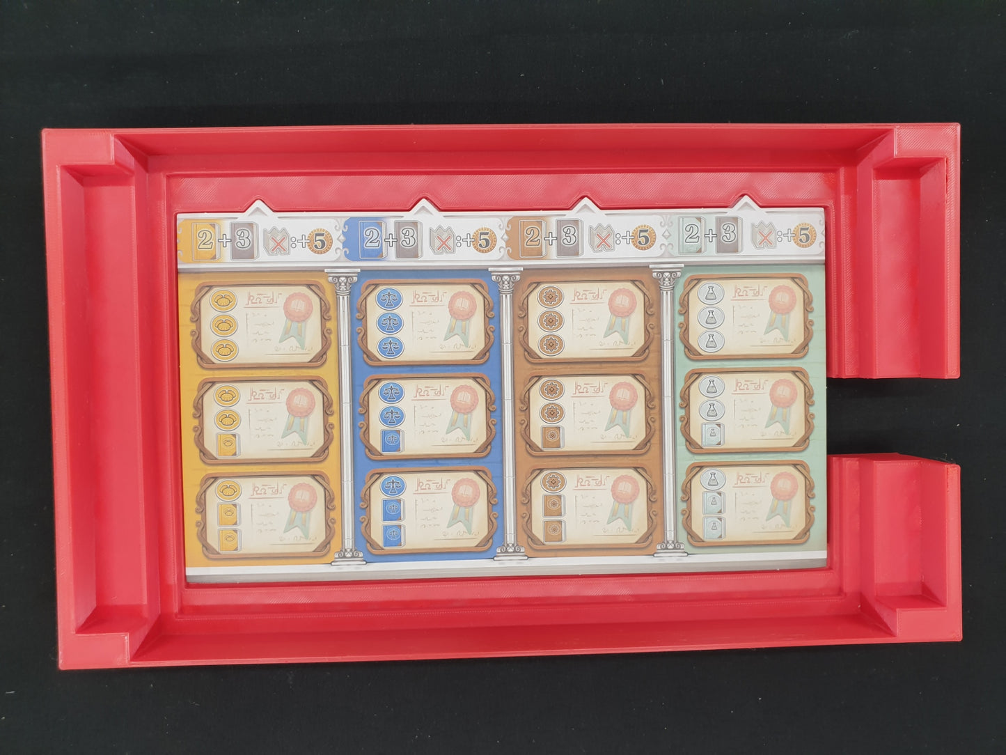 Age of Innovation Terra Mystica Board Game Organizer, Age of Innovation Insert, STL file for 3d printing
