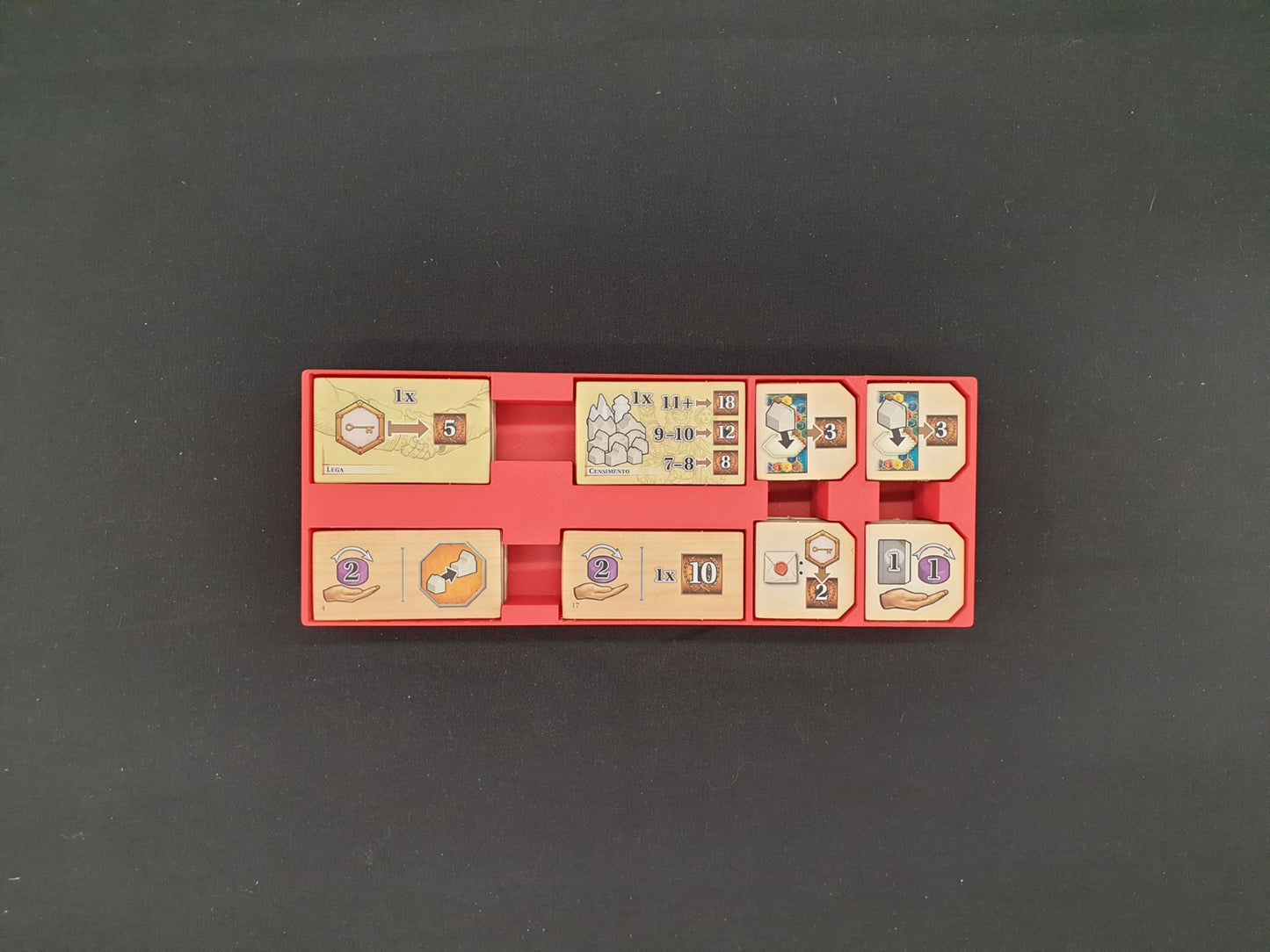 Age of Innovation Terra Mystica Board Game Organizer, Age of Innovation Insert, STL file for 3d printing