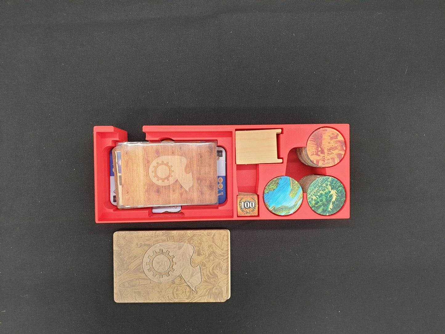 Age of Innovation Terra Mystica Board Game Organizer, Age of Innovation Insert, STL file for 3d printing