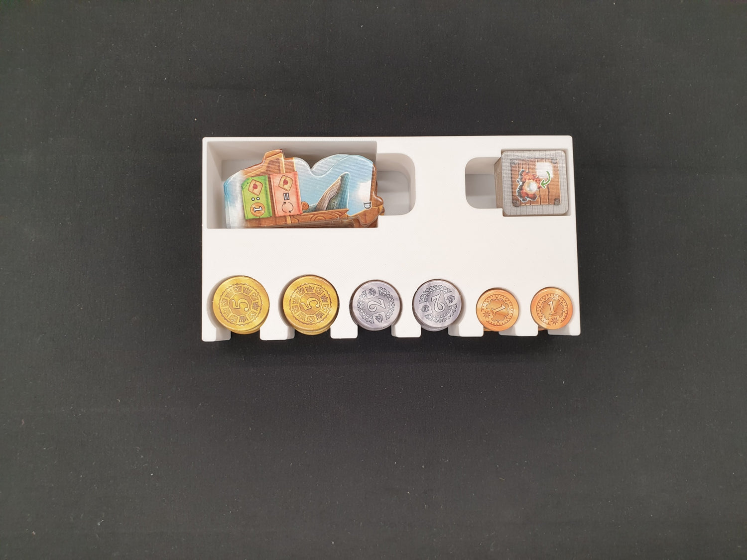 Pirates of Maracaibo Board Game insert, 3d printed organizer