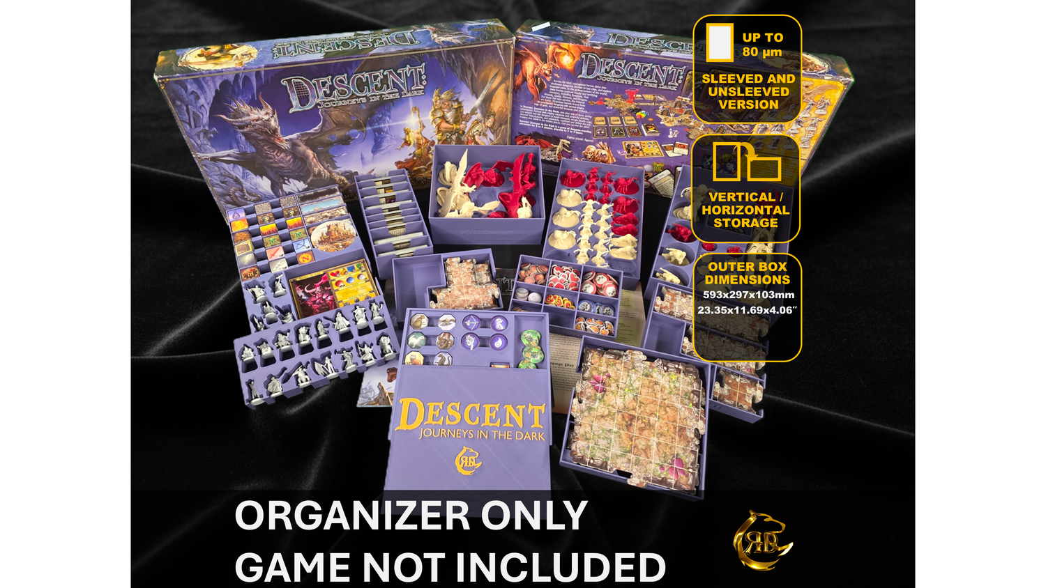 Descent: Journeys in the Dark 1st Edition 3D Printed Organizer