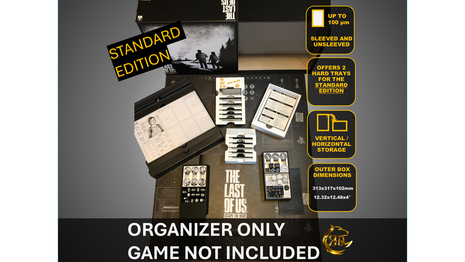 The Last Of Us Board Game Organizer β 3D Printed Insert