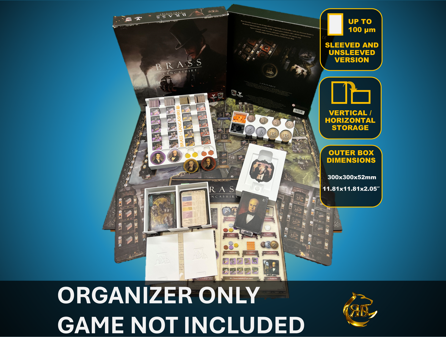 Organizer do gier planszowych Brass Lancashire