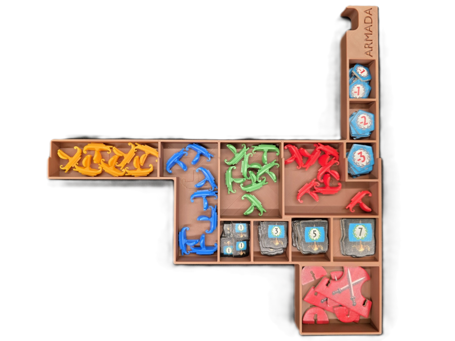 Insert for 7 Wonders Second Edition + Armada + Cities + Edifice + Leaders