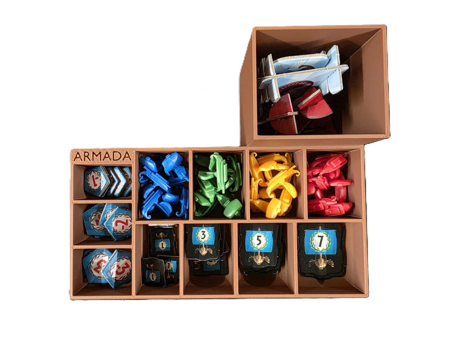 Insert for 7 Wonders Second Edition + Armada + Cities + Edifice + Leaders