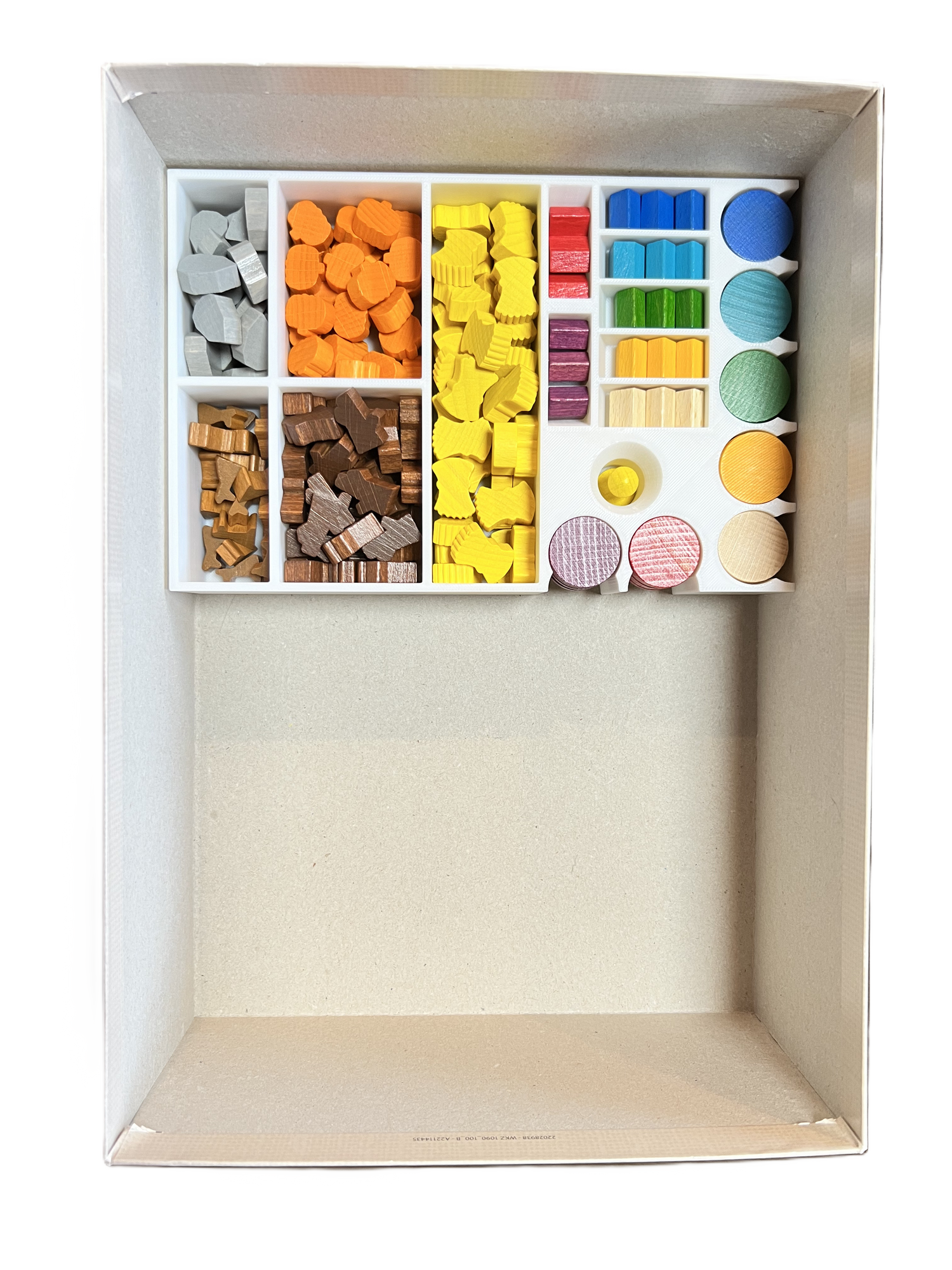Agricola Brettspiel-Organizer | 3D-gedruckter Aufbewahrungseinsatz