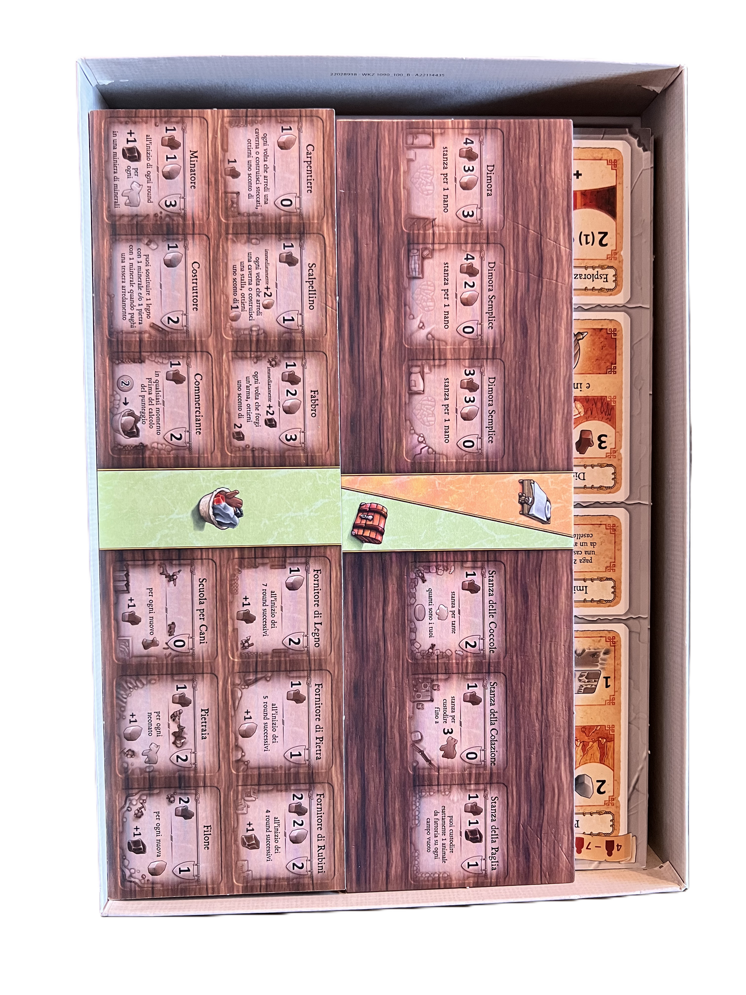 Agricola Brettspiel-Organizer | 3D-gedruckter Aufbewahrungseinsatz