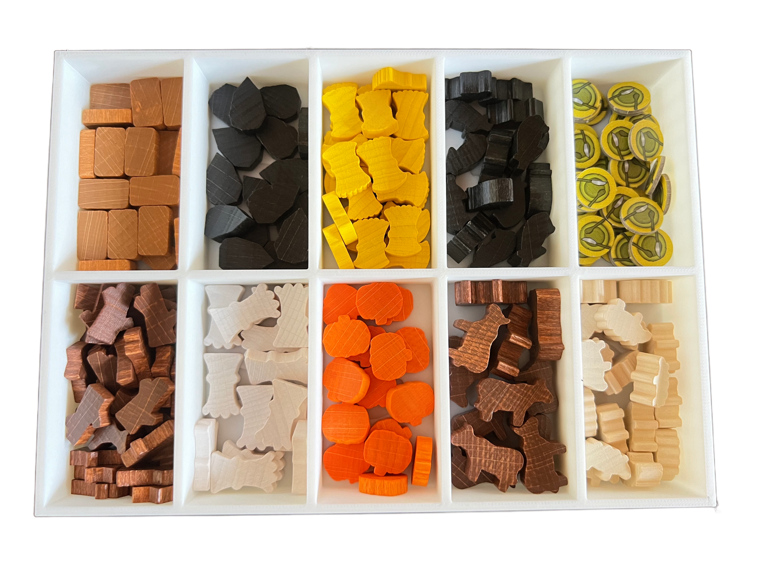 Agricola Brettspiel-Organizer | 3D-gedruckter Aufbewahrungseinsatz