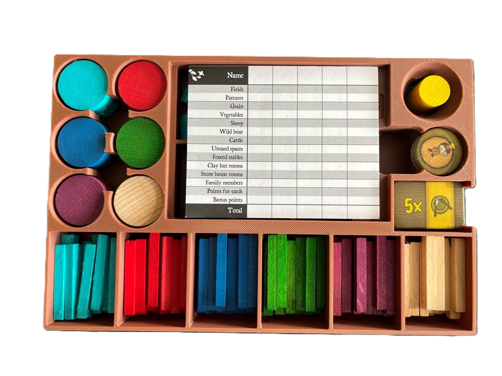 Agricola 2007 Edition 3D Printed Organizer