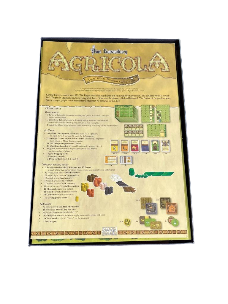 Agricola 2007 Edition 3D Printed Organizer