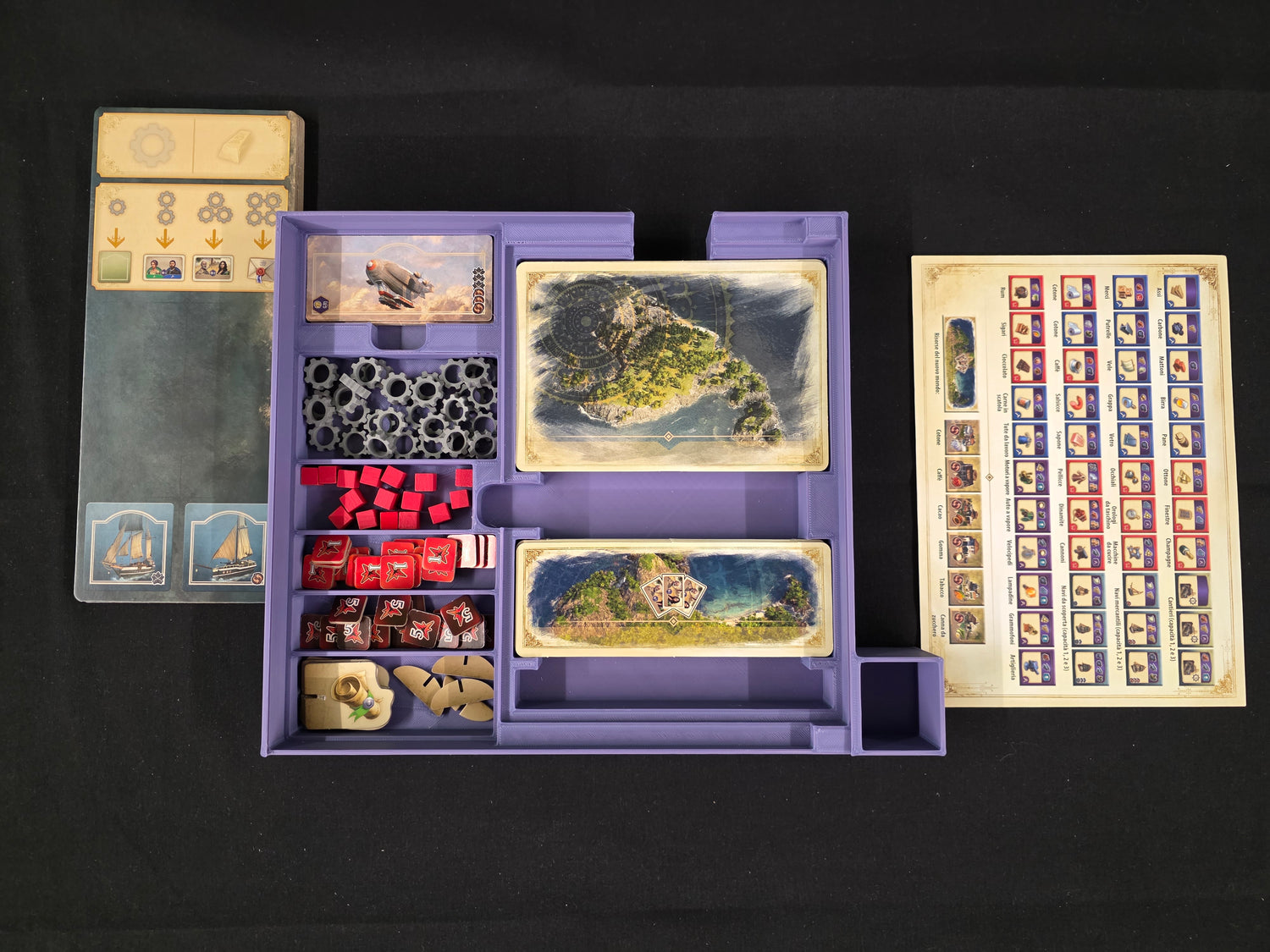 ANNO 1800 + Die Erweiterung Board Game Organizer