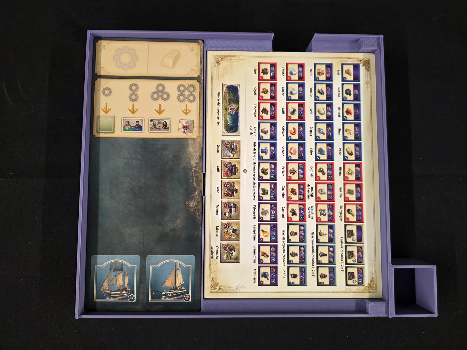 ANNO 1800 + Die Erweiterung Board Game Organizer
