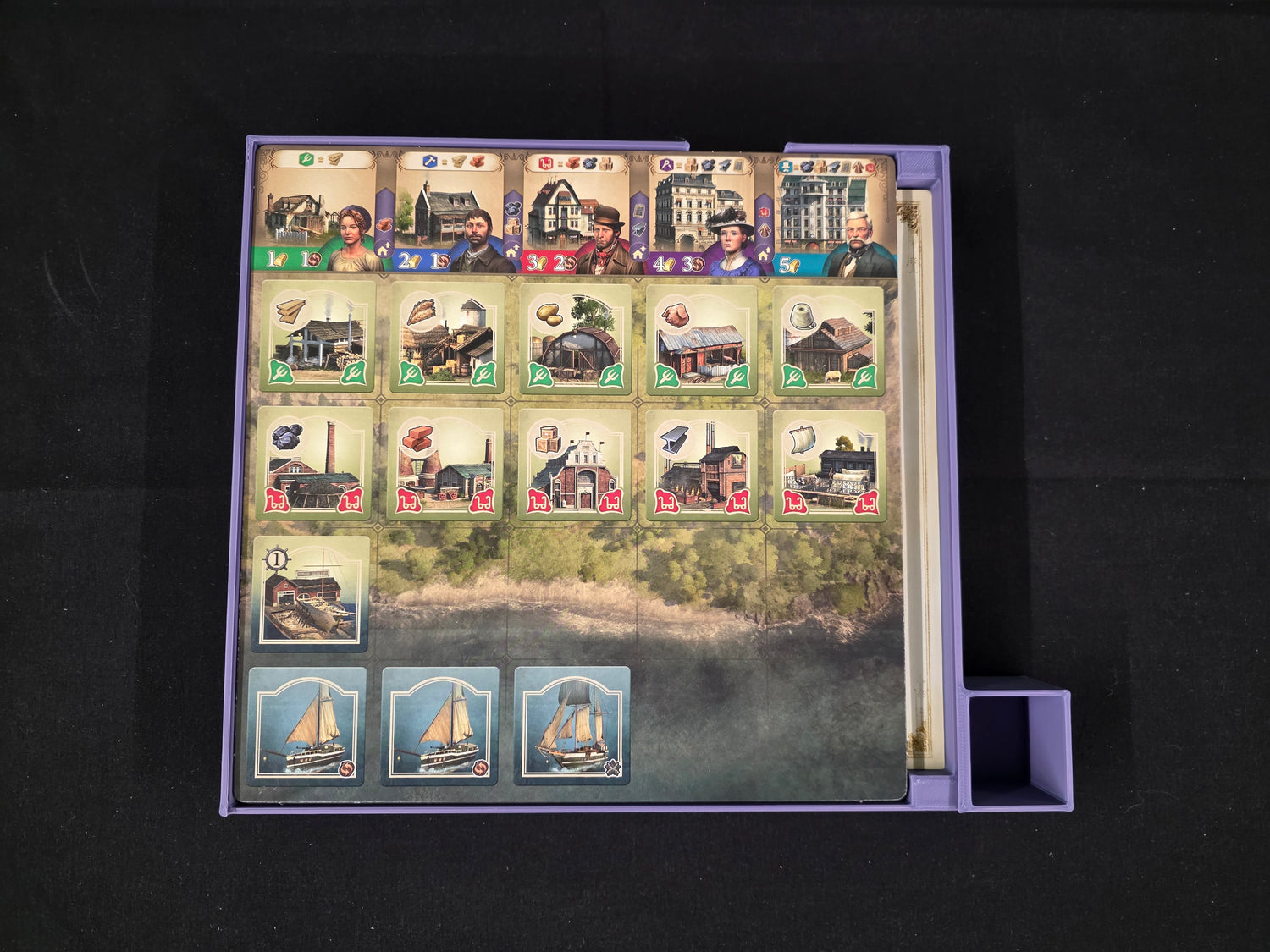 ANNO 1800 + Die Erweiterung Board Game Organizer