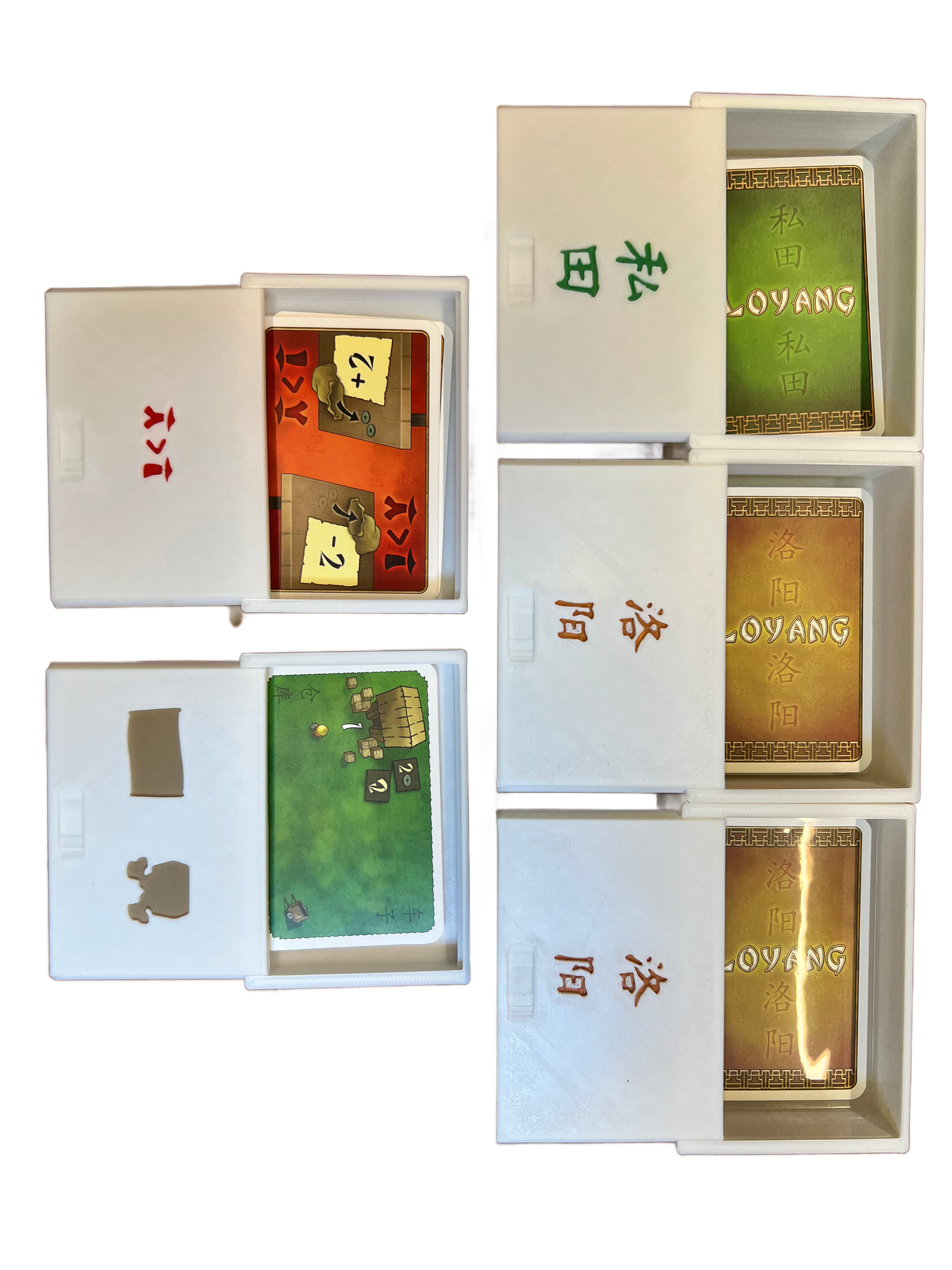 Organizer do gry planszowej „U bram Loyang” | Wkładka drukowana w 3D