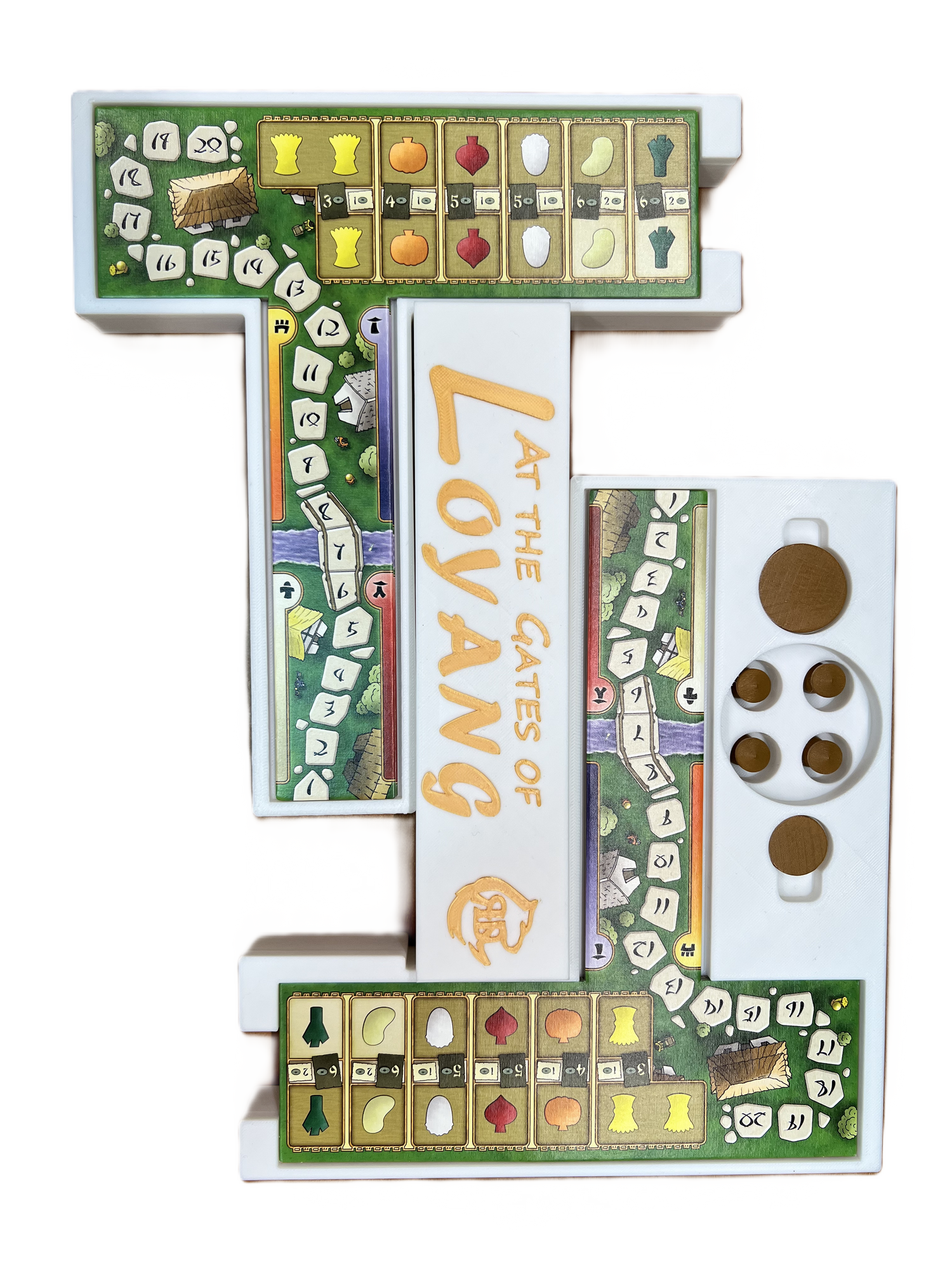 Organizer do gry planszowej „U bram Loyang” | Wkładka drukowana w 3D