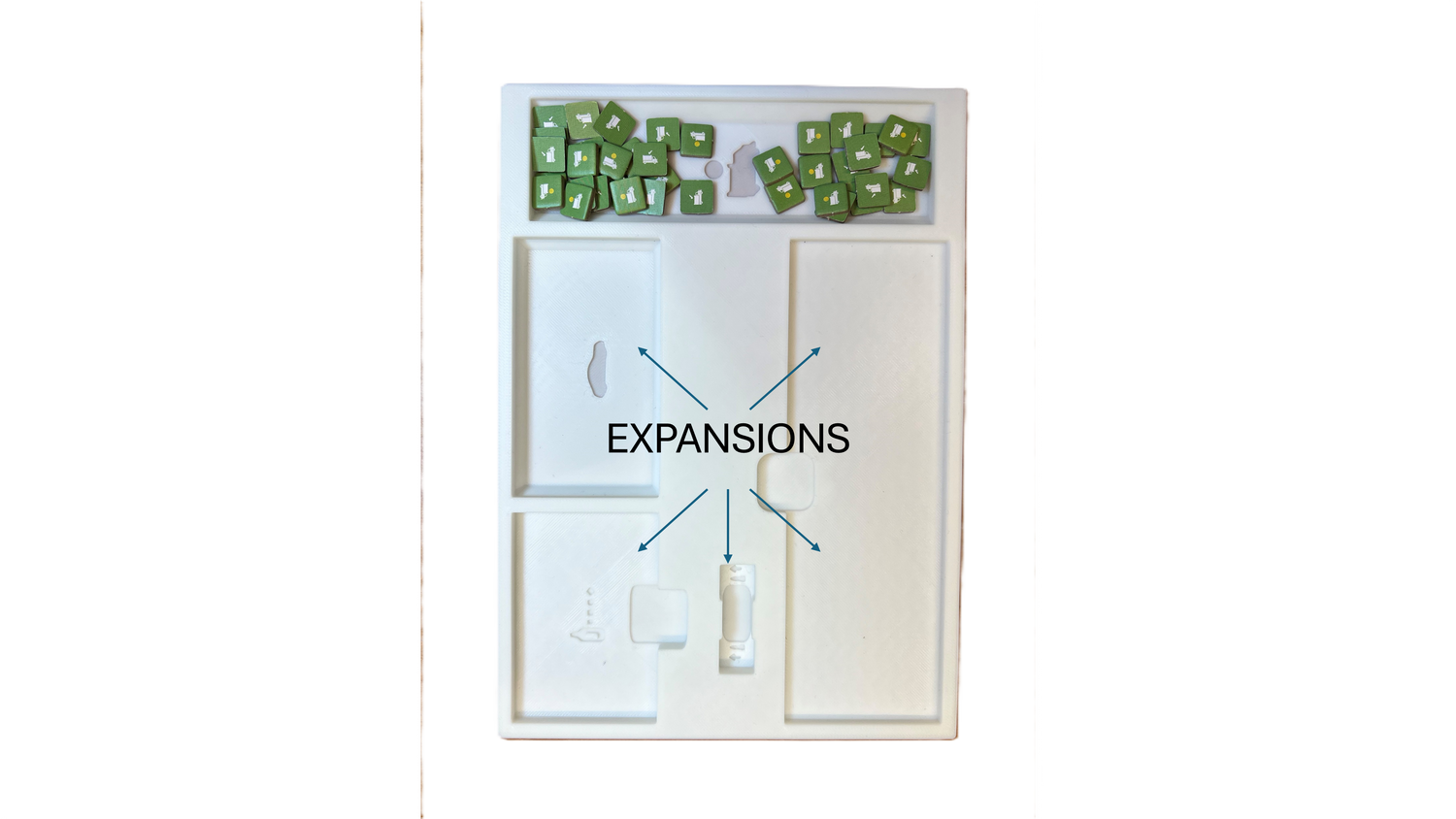 Autobahn Board Game Organizer - 3D Printed Insert