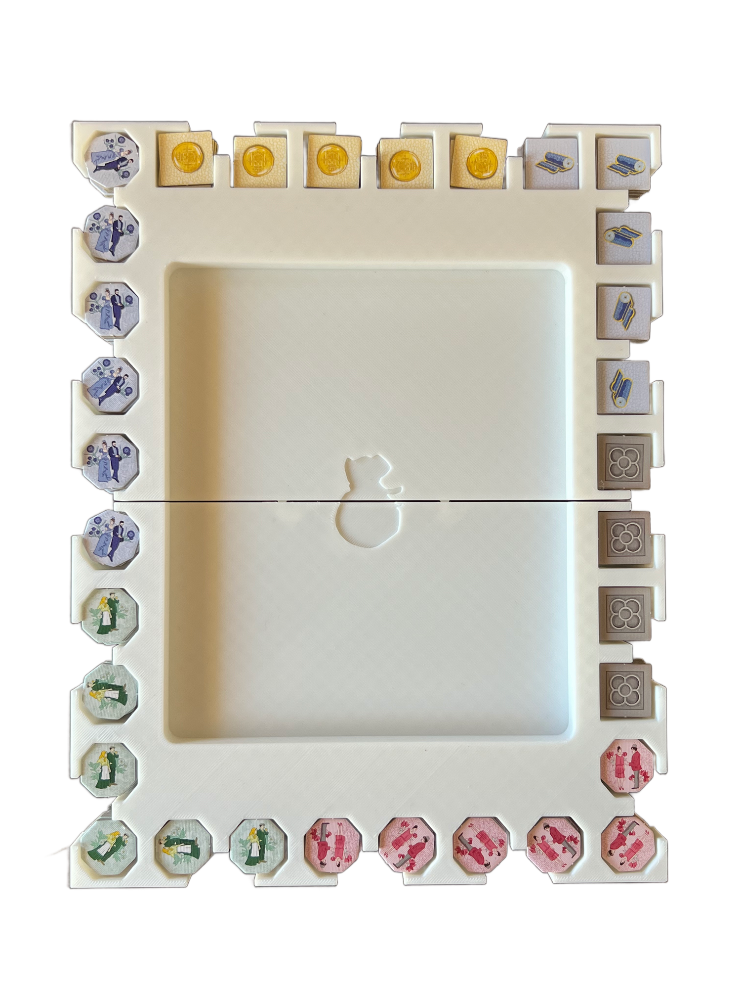 Organizer do gier planszowych Barcelona | Wersja z koszulką Plik STL do druku 3D