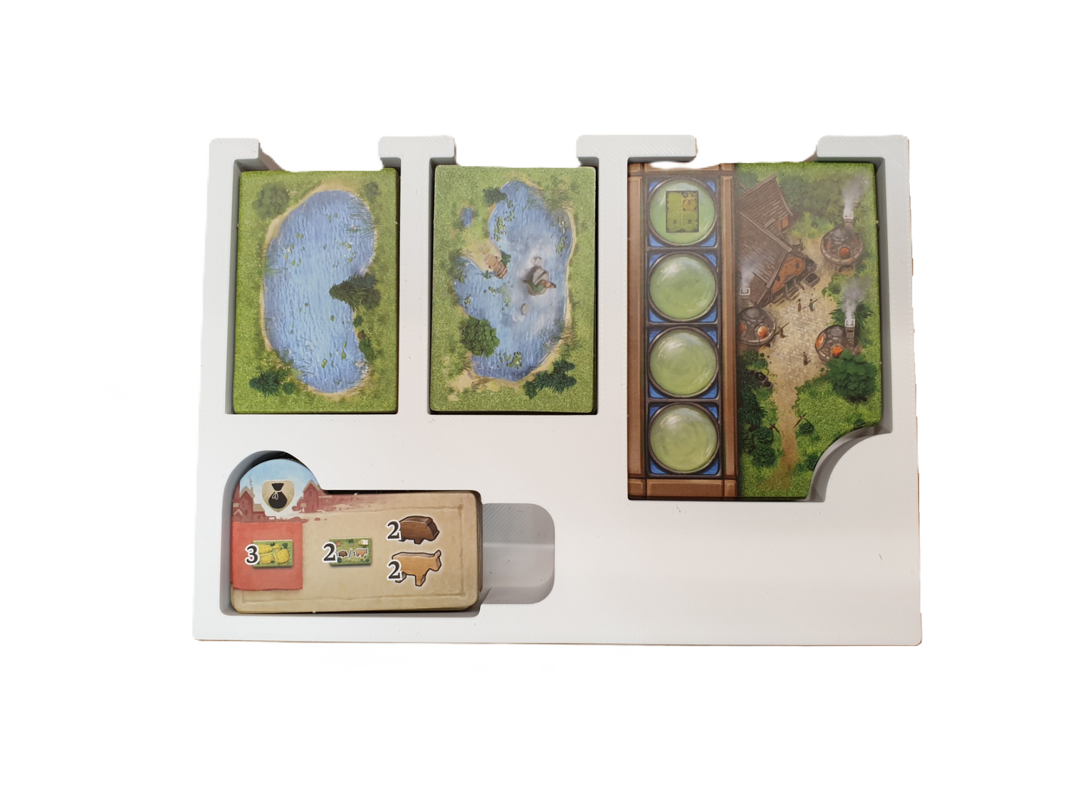 Organizer do gier planszowych Black Forest – wkładka – rozwiązanie premium do przechowywania