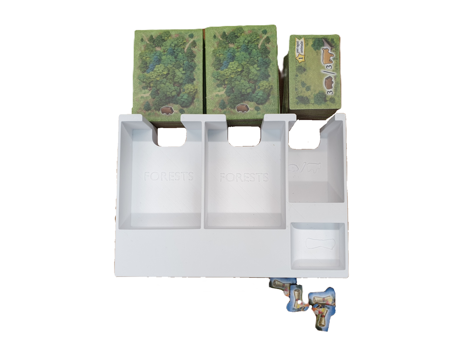 Organizer do gier planszowych Black Forest – wkładka – rozwiązanie premium do przechowywania