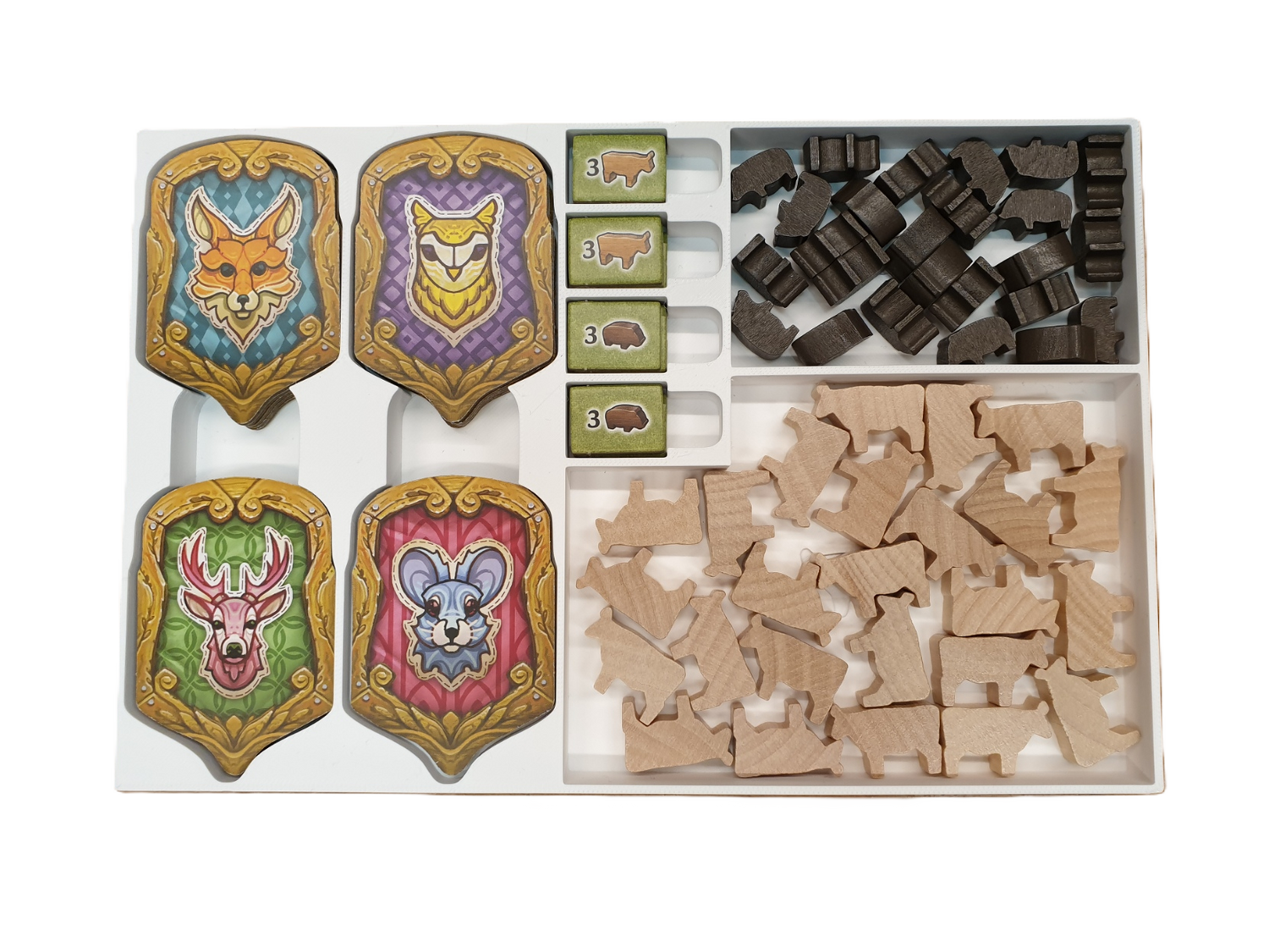 Organizer do gier planszowych Black Forest – wkładka – rozwiązanie premium do przechowywania