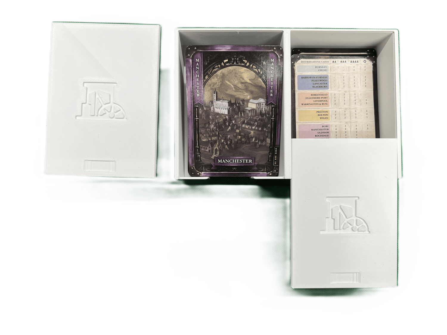 Brass Lancashire Board Game Organizer