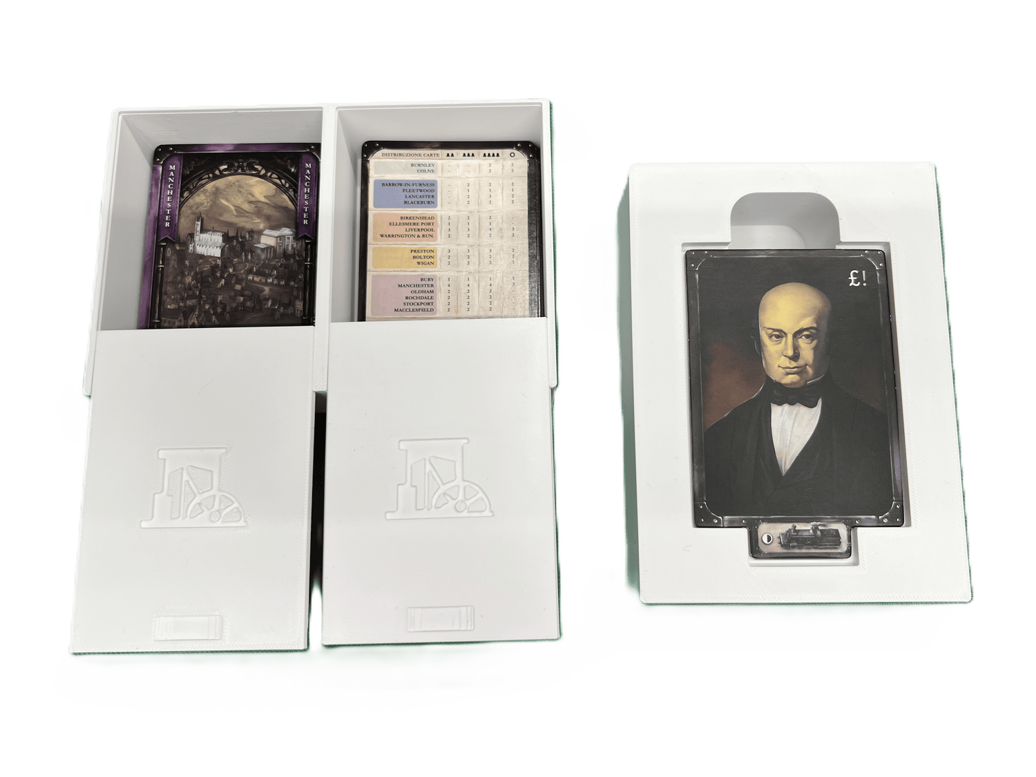 Organizer do gier planszowych Brass Lancashire | Plik STL do druku 3D