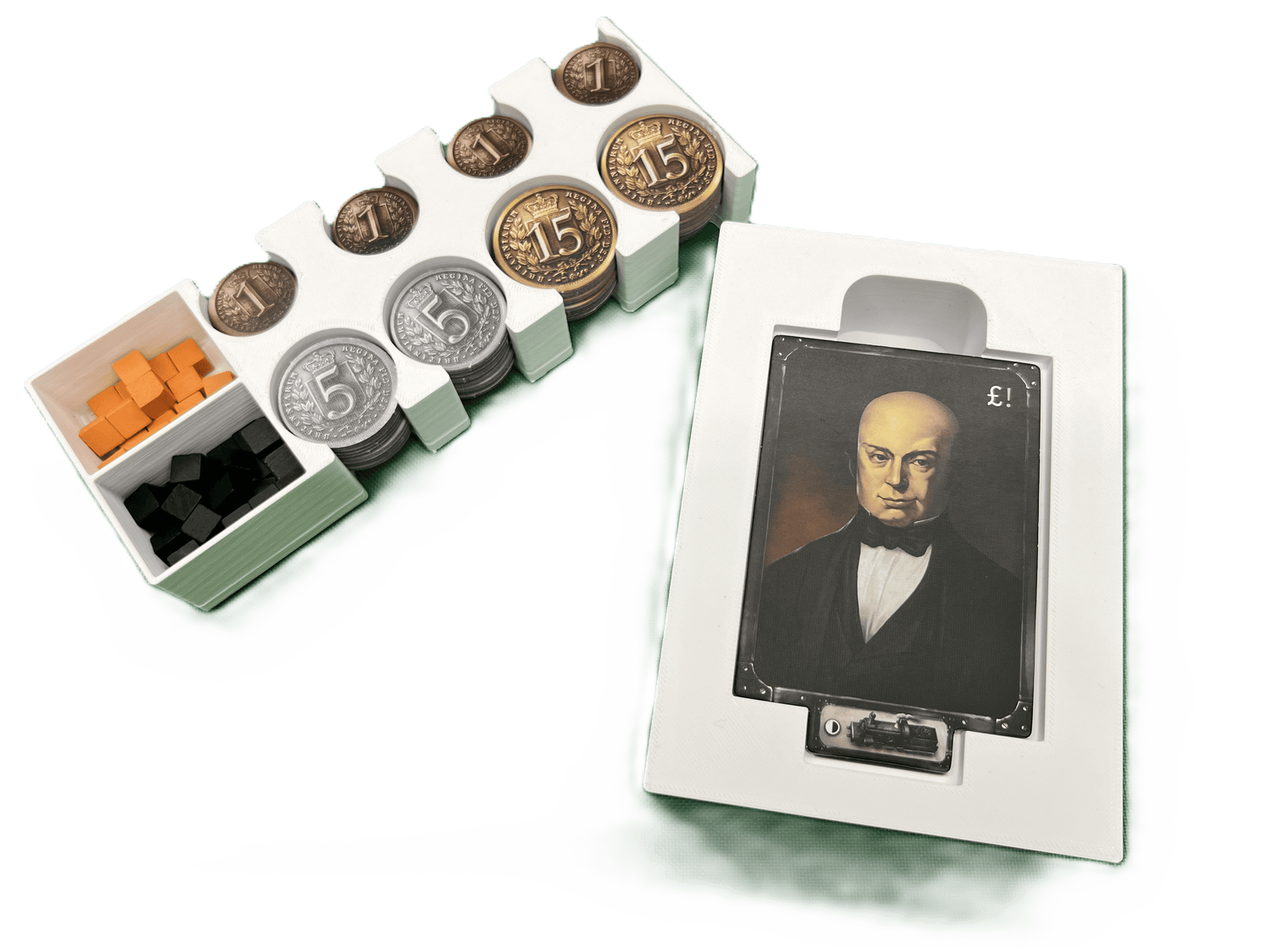 Organizer do gier planszowych Brass Lancashire | Plik STL do druku 3D