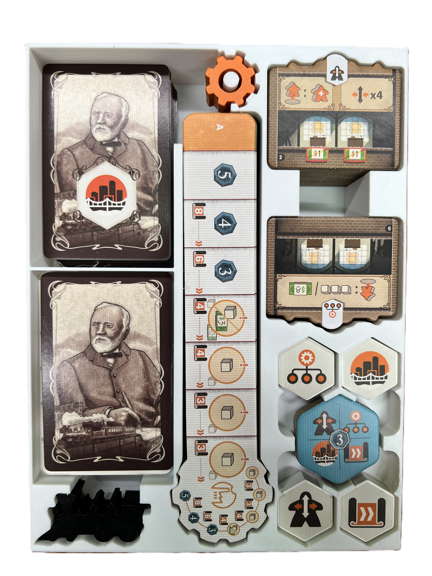 Inserto per organizzatore di giochi da tavolo Carnegie