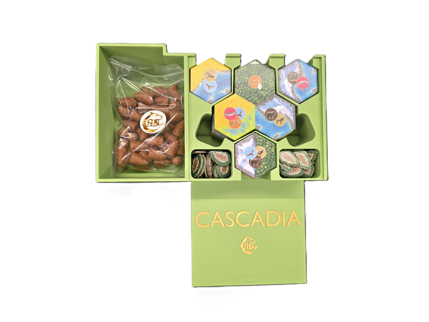 Cascadia Board Game Organizer Insert