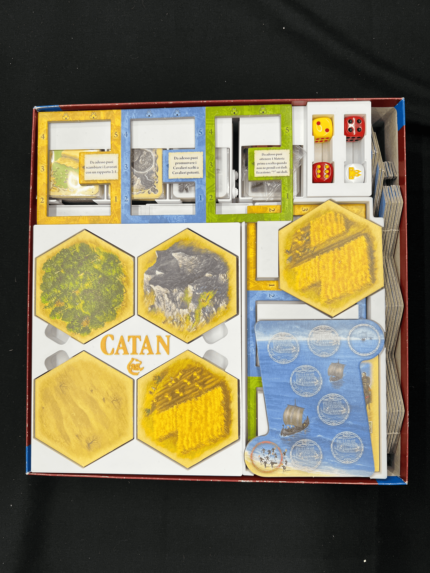 CATAN + Cities & Knights Board Game insert
