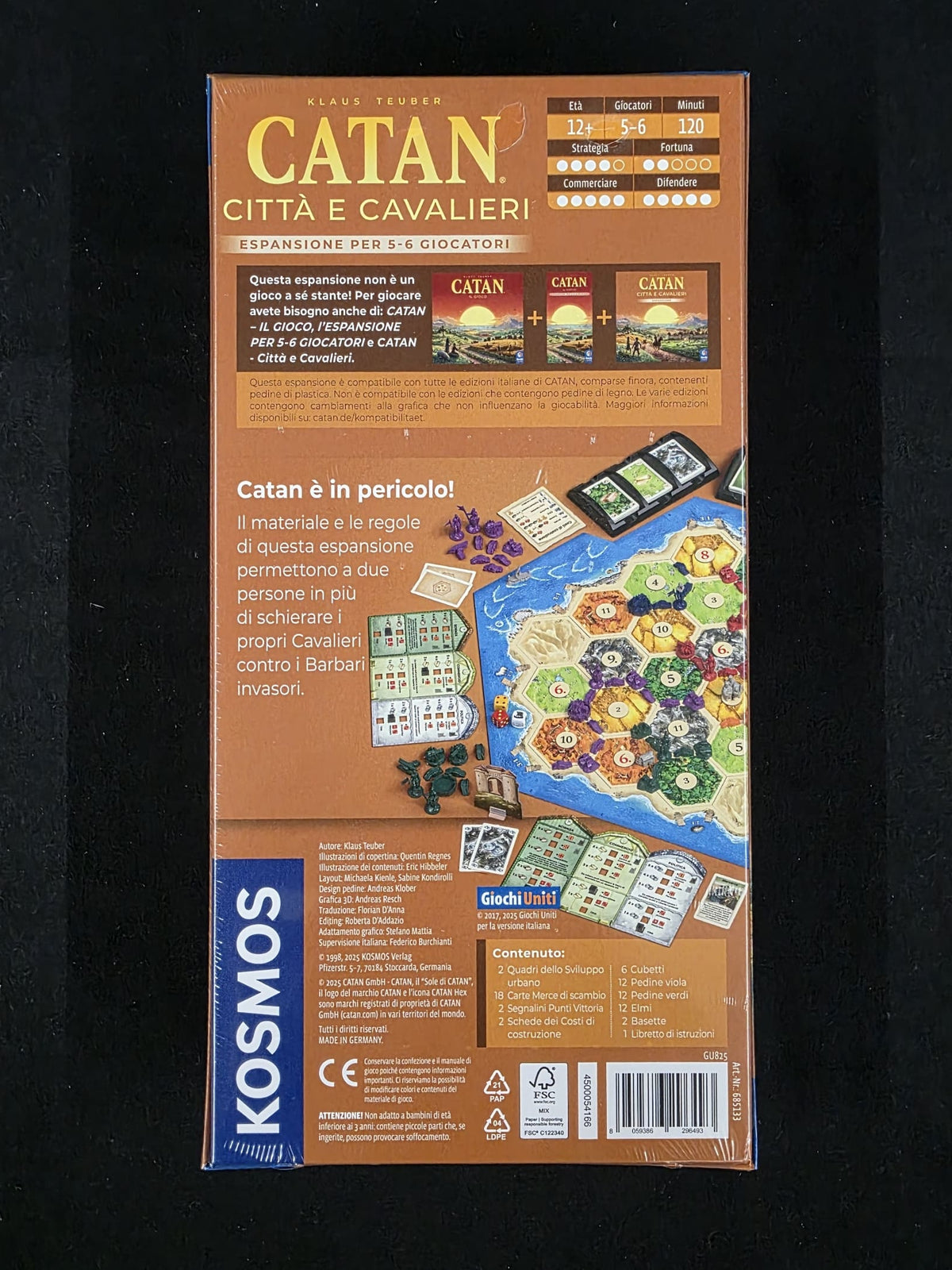 Catan - Città e Cavalieri - Espansione per 5–6 Giocatori ITA