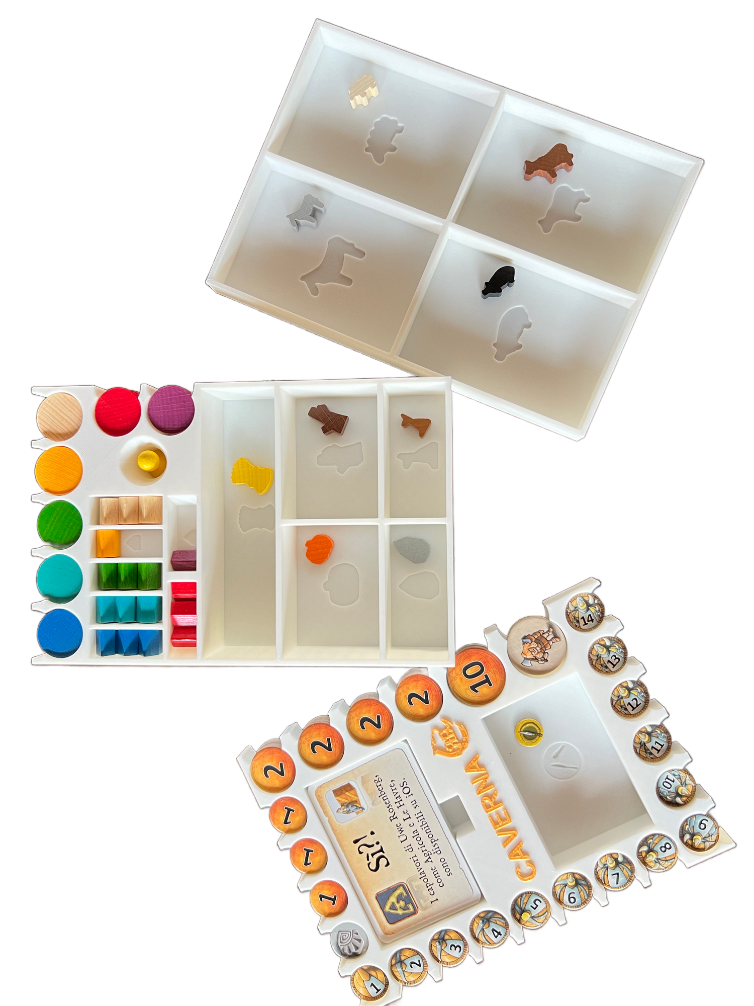 Caverna Board Game Organizer | 3D Printed Storage Insert