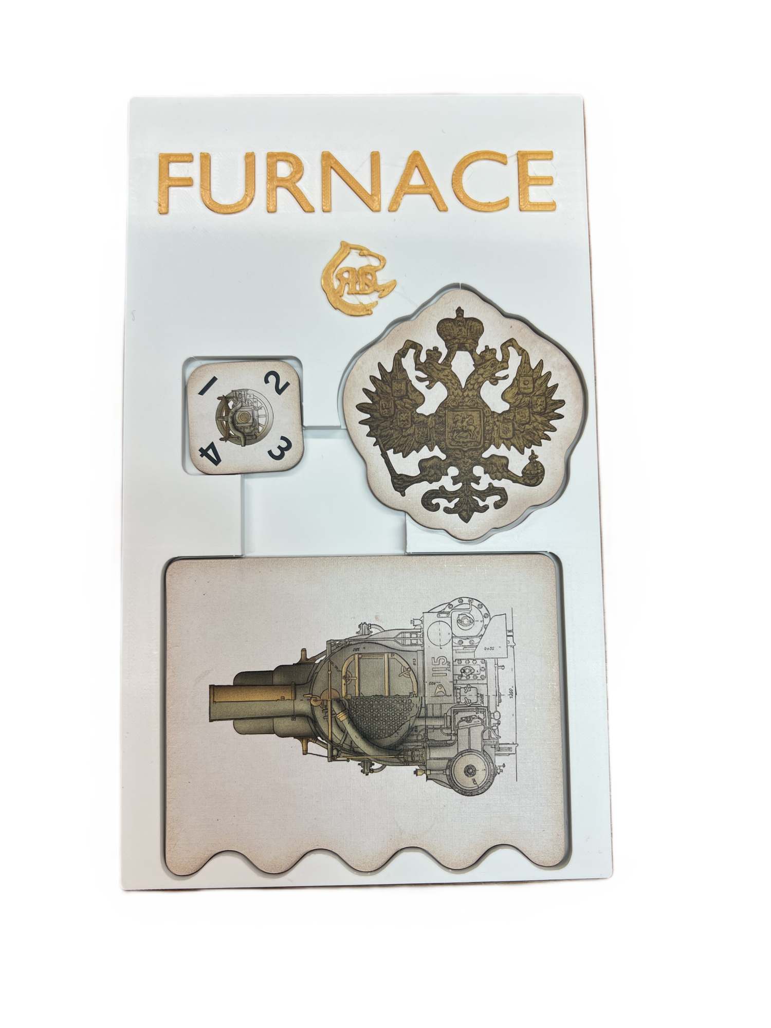 Furnace Board Game Organizer - 3D Printed Insert