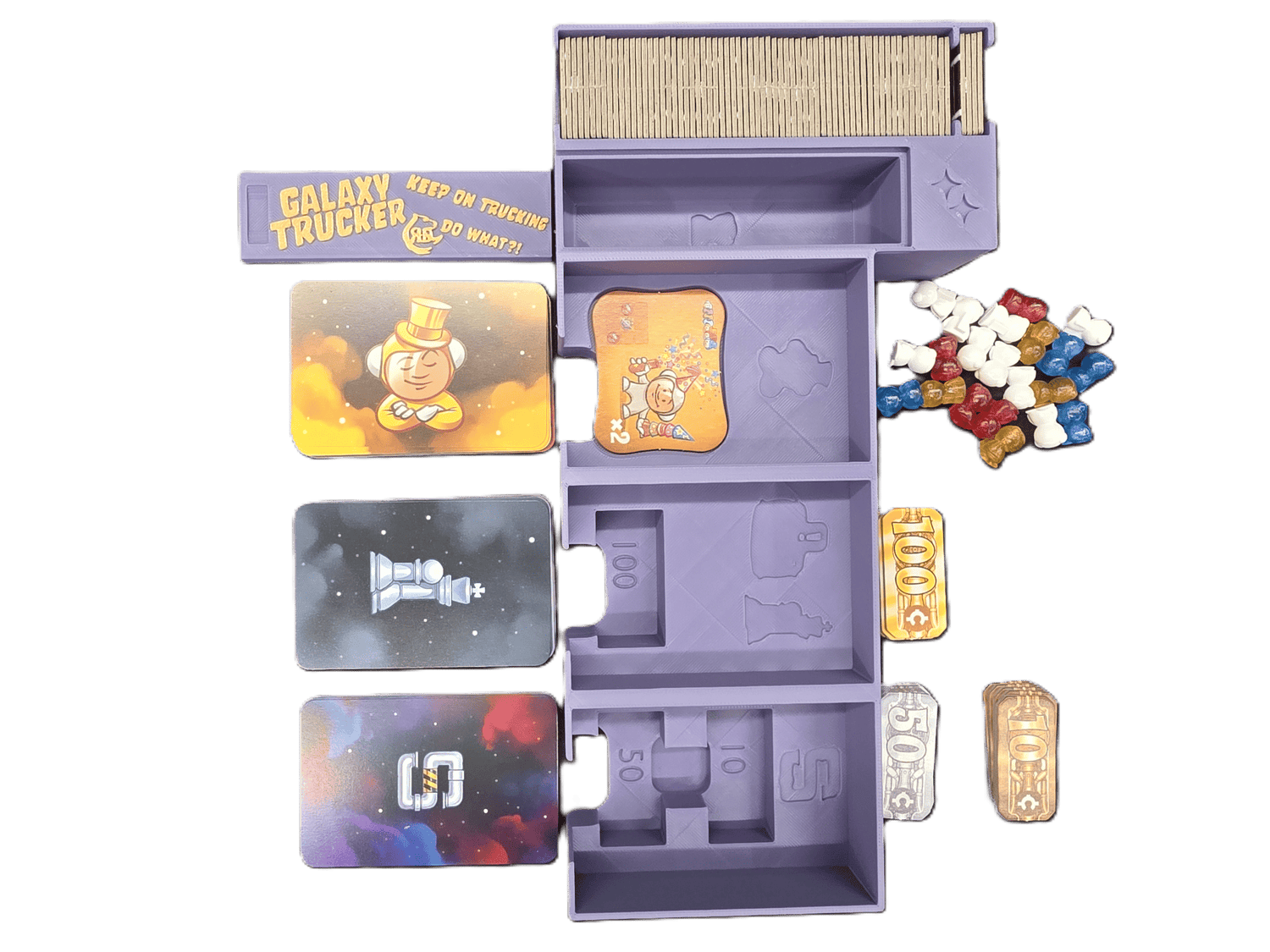 Galaxy Trucker and Expansions 3D Printed Organizer
