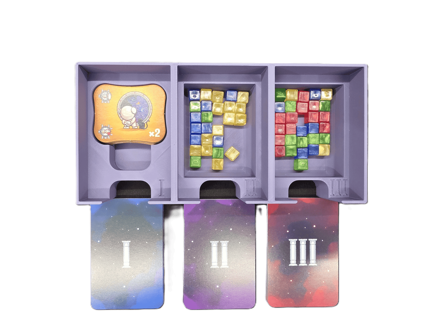 Galaxy Trucker Second Edition 3D Printed Organizer