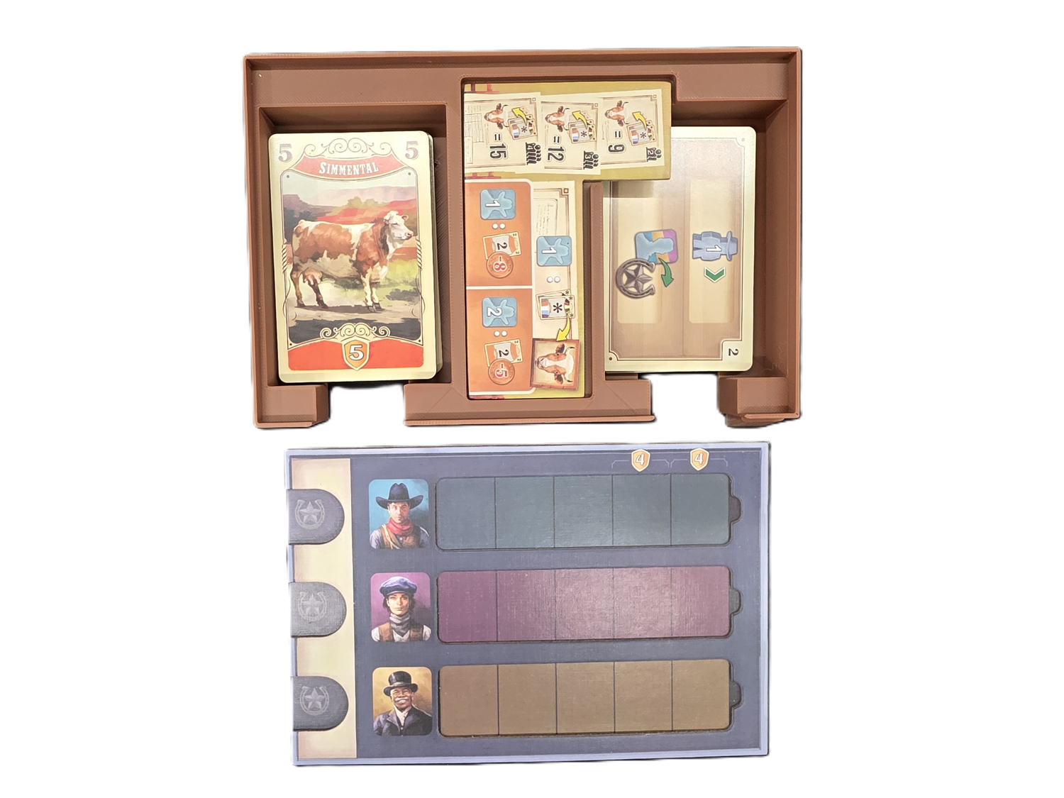 Great Western Trail Second Edition - Board Game Organizer Insert