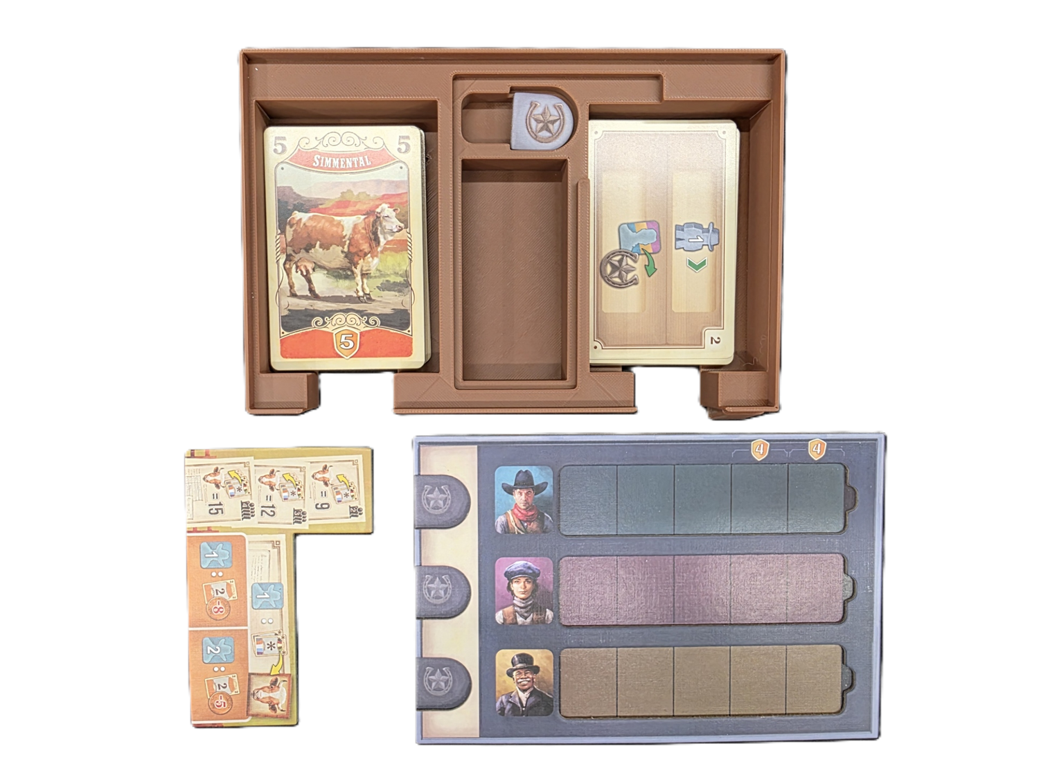 Great Western Trail Second Edition - Board Game Organizer Insert