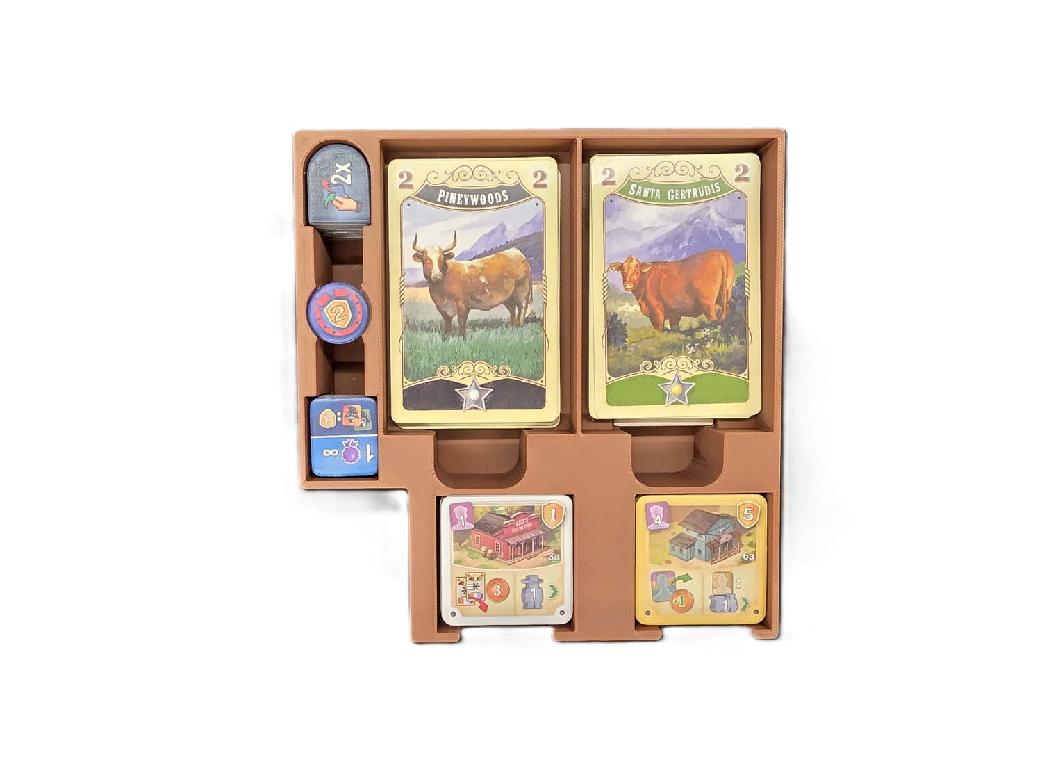 Great Western Trail Second Edition - Board Game Organizer Insert