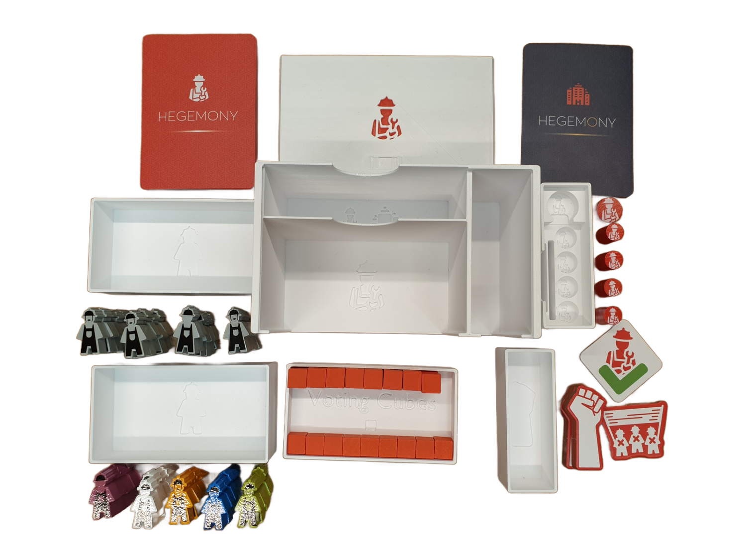 Hegemony and expansions Board Game Insert - STL FILE to 3D print