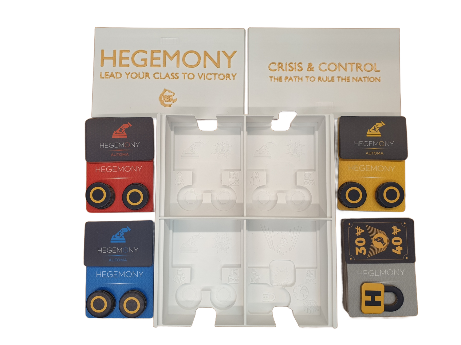 Hegemony and expansions Board Game Organizer - Insert