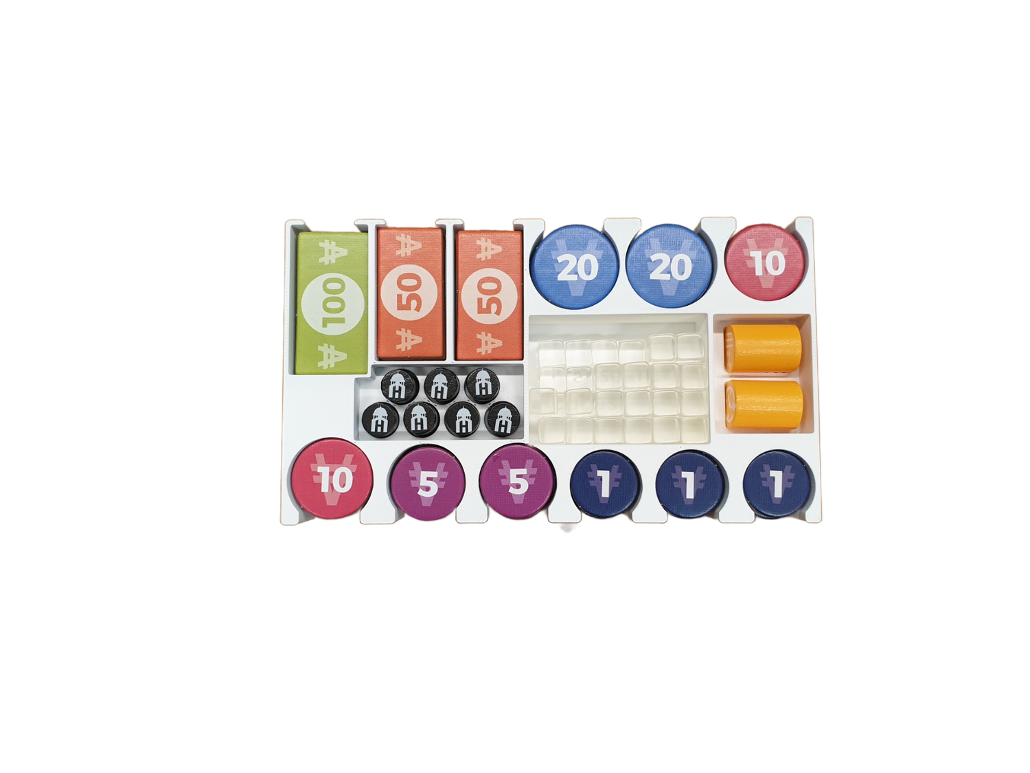 Hegemony and expansions Board Game Insert - STL FILE to 3D print