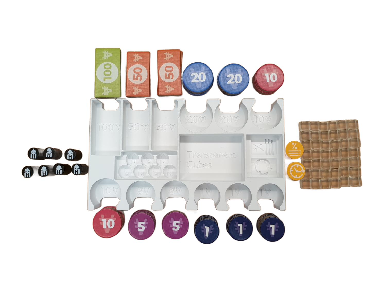 Hegemony and expansions Board Game Insert - STL FILE to 3D print