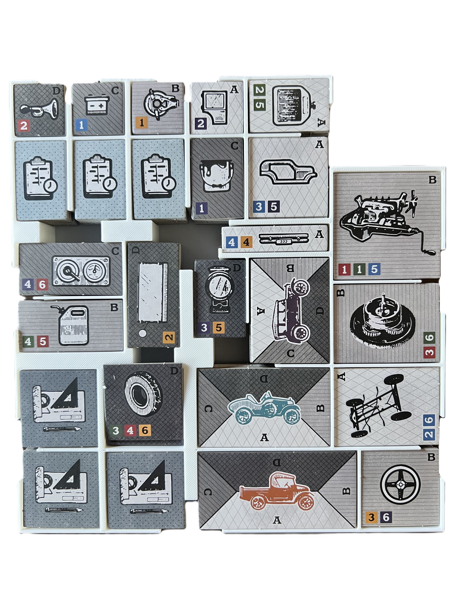 Horseless Carriage Board Game Organizer | 3D Printed Insert