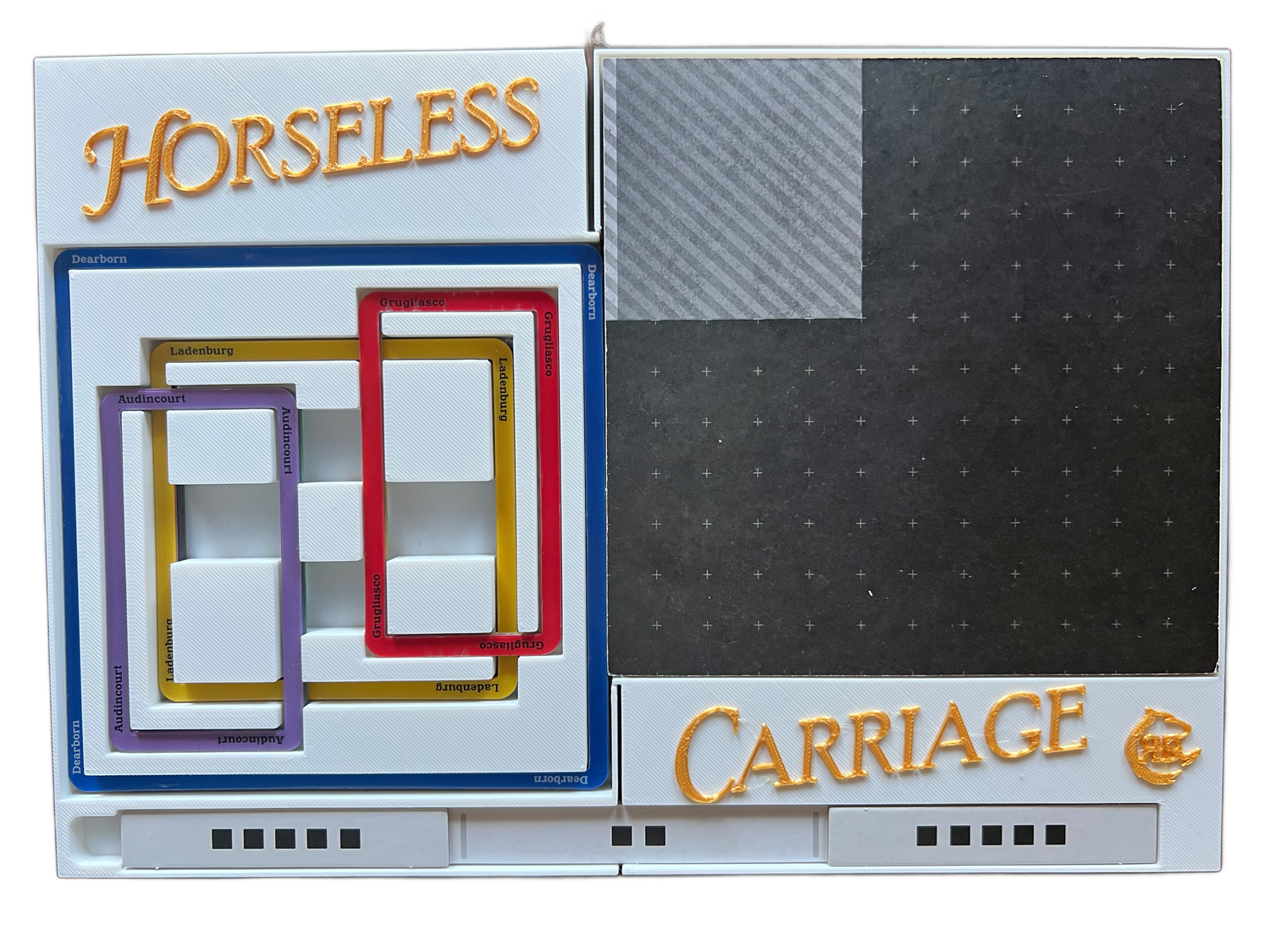 Horseless Carriage Board Game Organizer | 3D Printed Insert