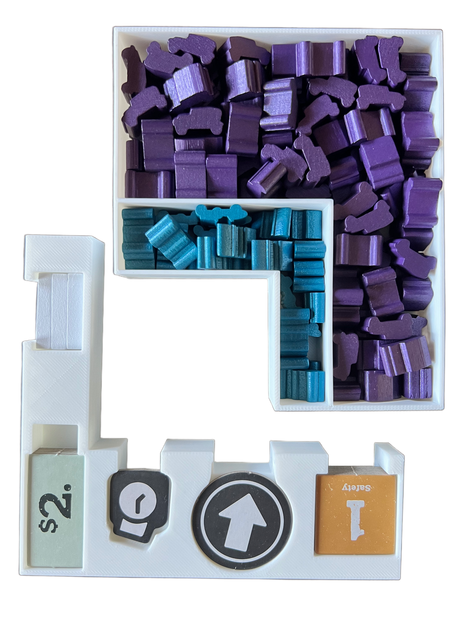 Horseless Carriage Board Game Organizer | 3D Printed Insert