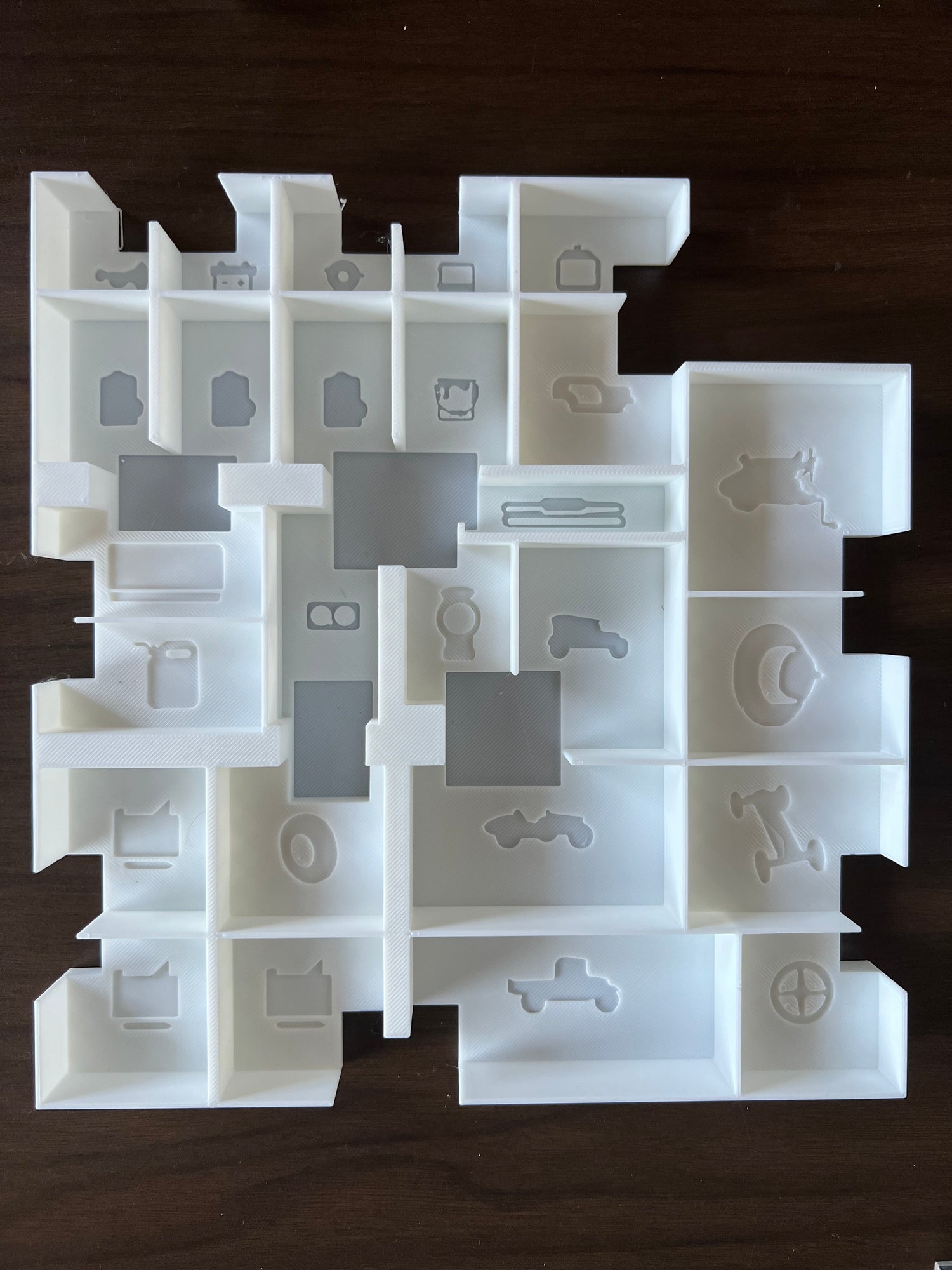 Horseless Carriage Board Game Organizer | 3D Printed Insert