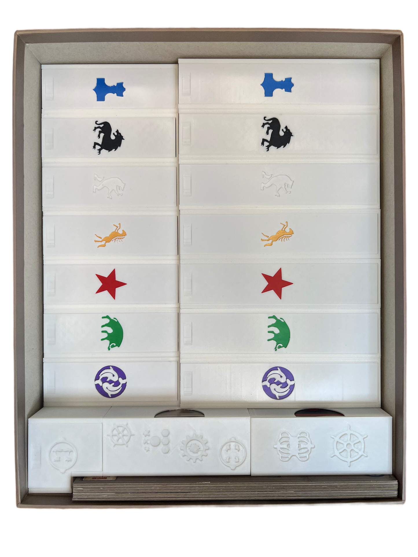 Scythe Board Game Organizer + Invaders from Afar + The Wind Gambit