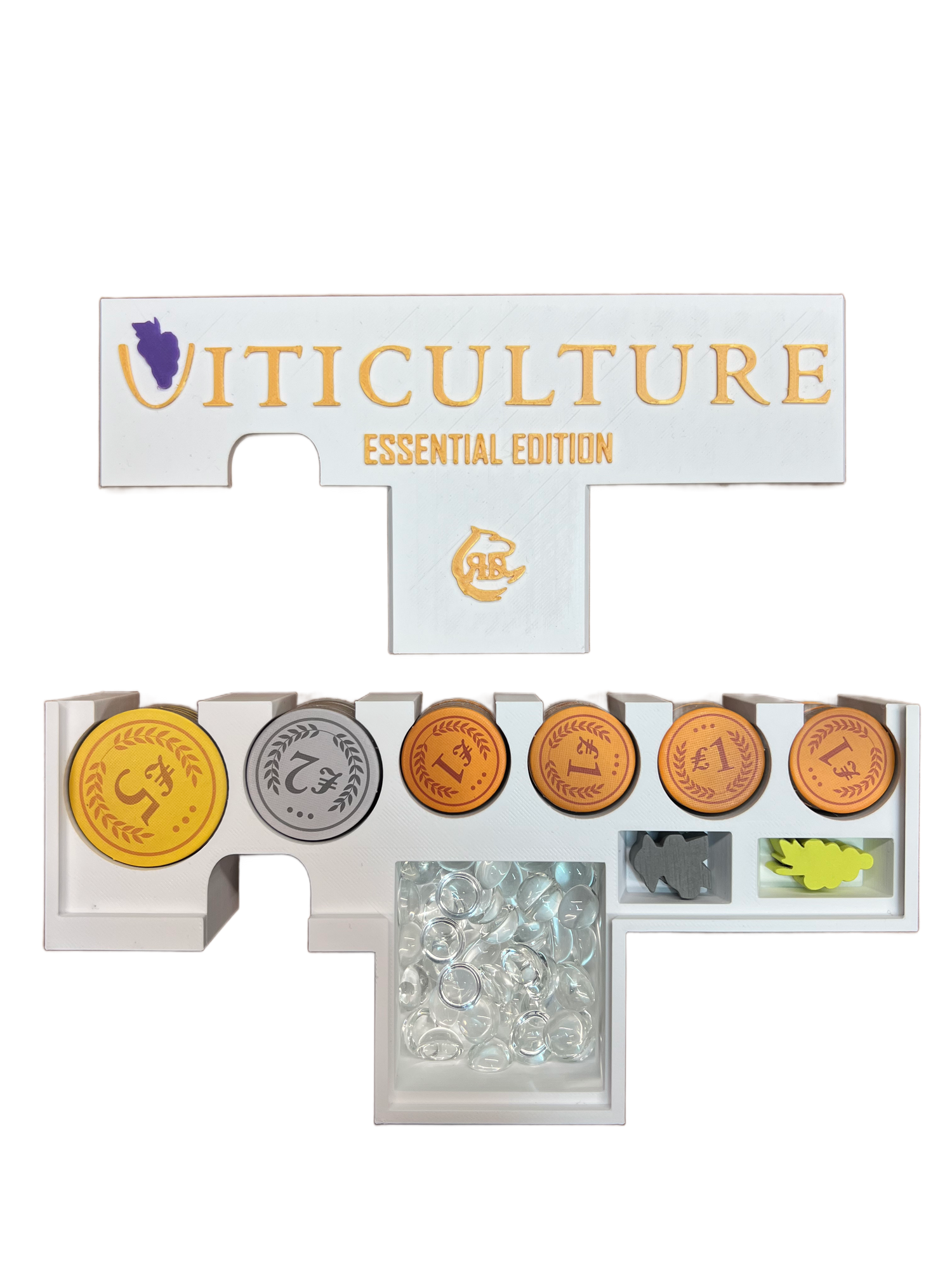 Viticulture Essential Edition Board Game Organizer | 3D Printed Insert