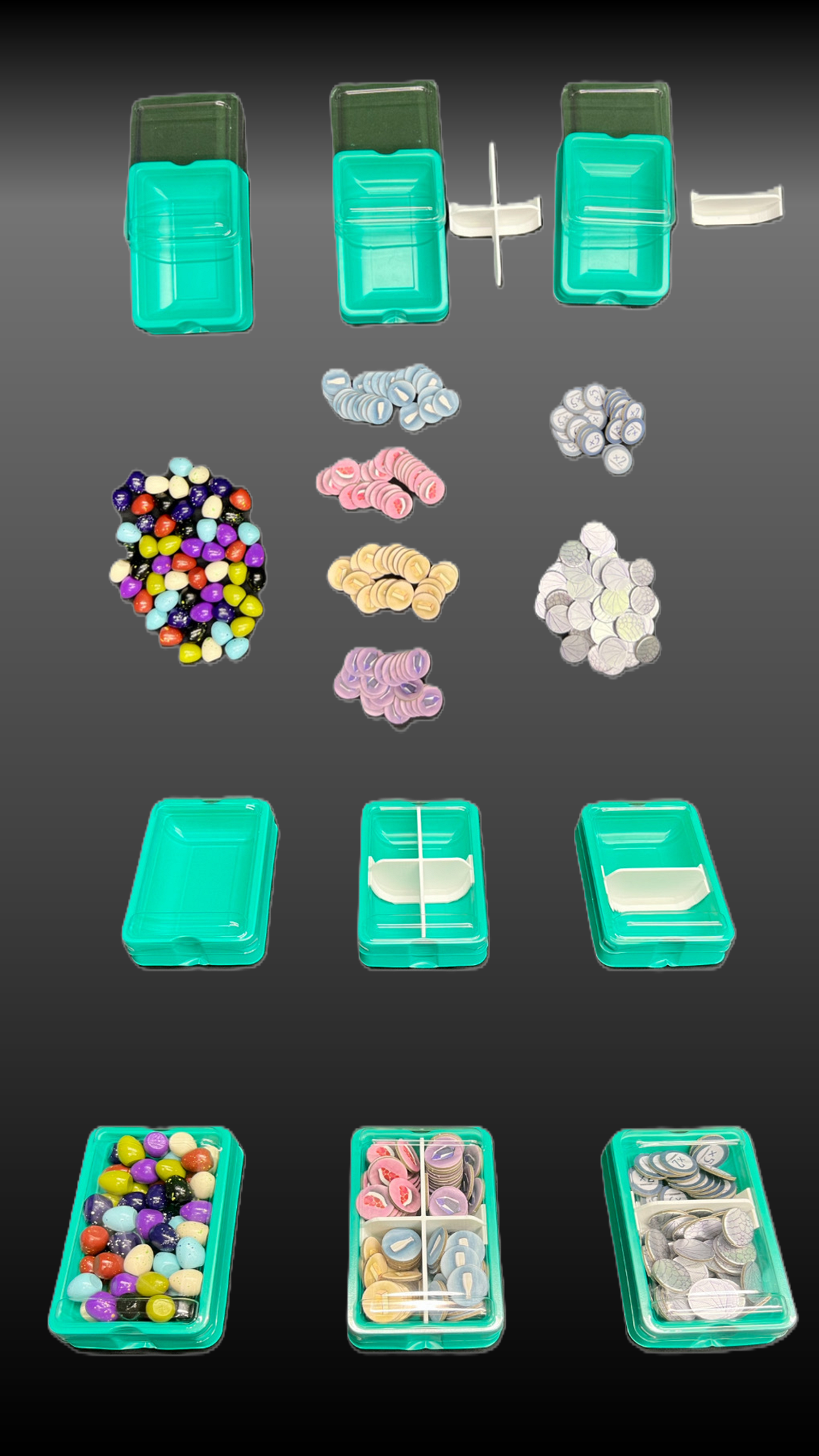 Wyrmspan Board Game Organizer Insert: 3D Printed Storage Solution | Light Version