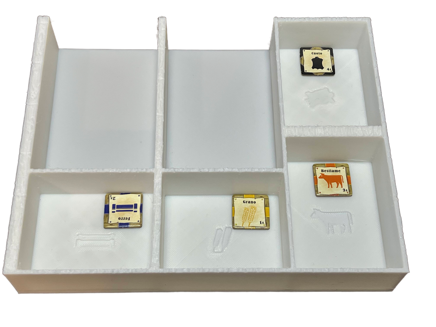 Organizer do gier planszowych Le Havre, rozwiązanie do przechowywania wydrukowane w technologii 3D